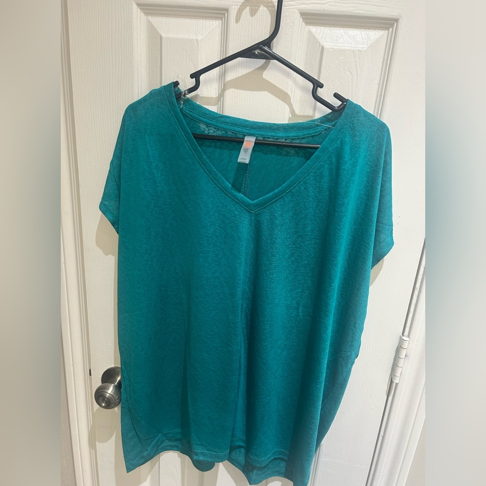 Mono B Teal Relaxed Short Sleeve Tee